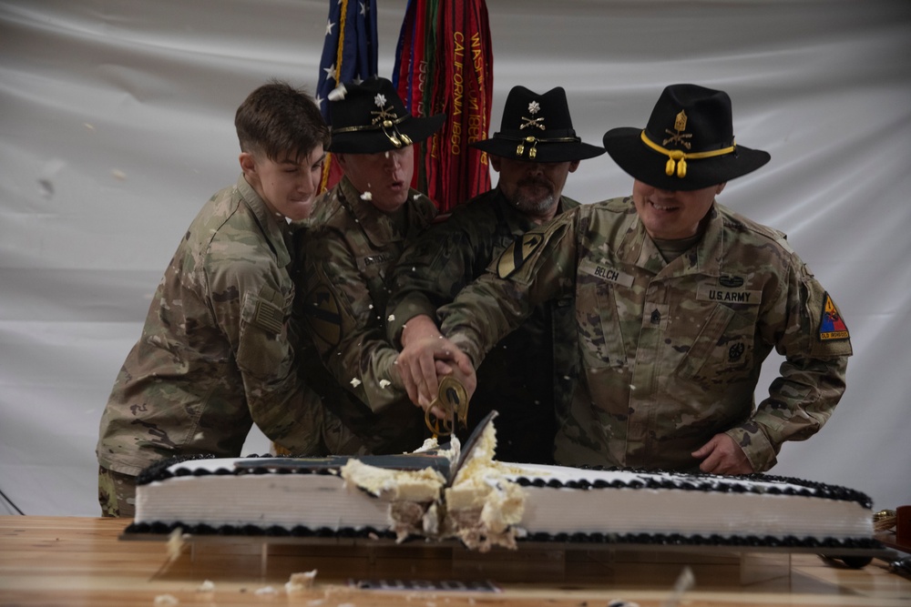 Courageous and Faithful: 1-1 CAV SQDN ‘Blackhawks’ Celebrate 191 Years in Europe