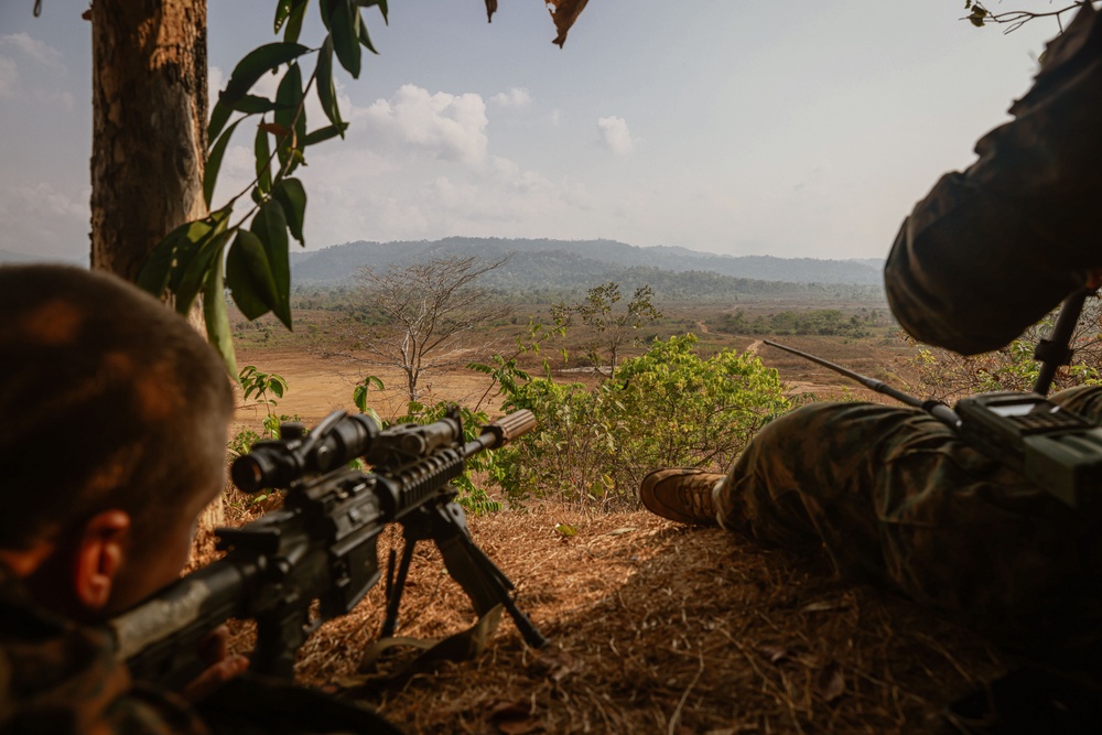 15th MEU Marines Call for Fire with SUAS During Cobra Gold 2024