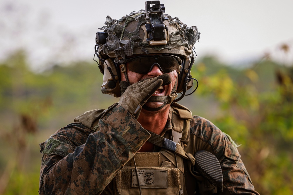 LAR Perform Crew-Served Weapons Package in Thailand