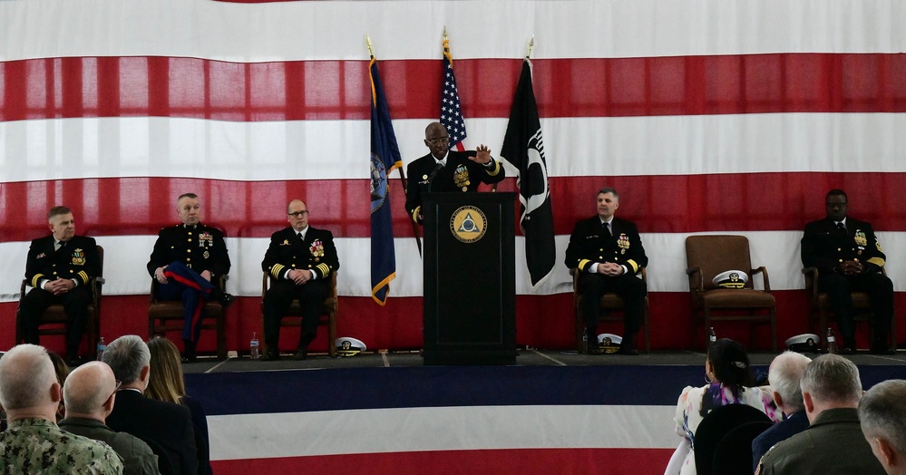 NAS Jacksonville Holds Change of Command Ceremony