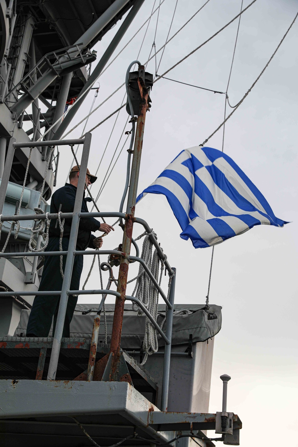 USS Carter Hall (LSD 50) Arrives at Souda Bay, Greece, Feb. 29, 2024