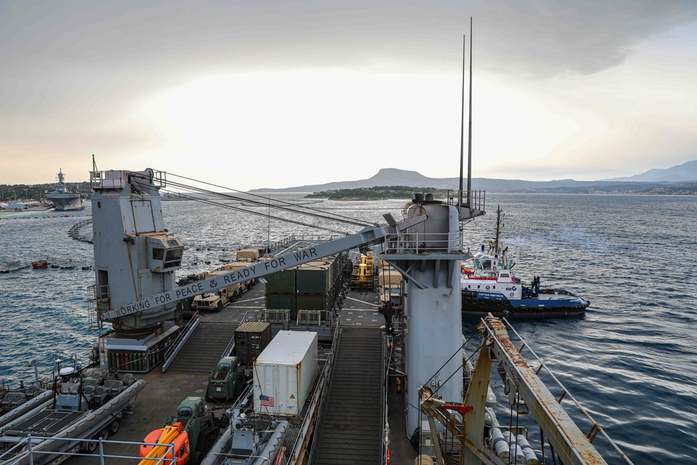 USS Carter Hall (LSD 50) Arrives at Souda Bay, Greece, Feb. 29, 2024