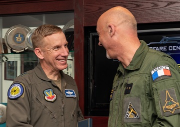 French Air Warfare Center leadership visits USAFWC