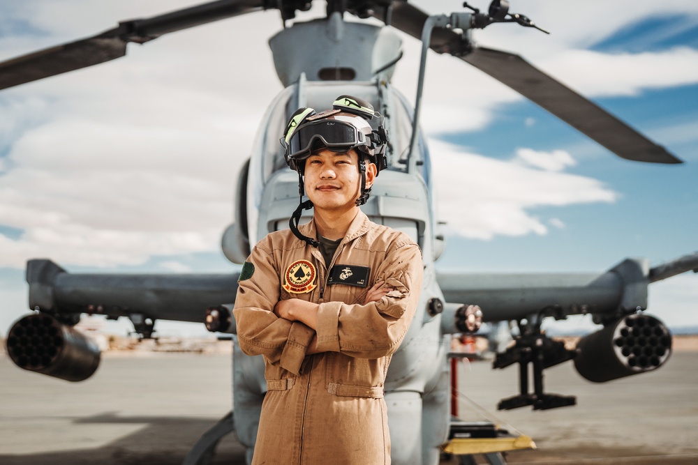 HMLA-267 Marines conduct maintenance on light attack helicopters during SLTE 2-24