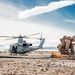 HMLA-267 Marines conduct maintenance on light attack helicopters during SLTE 2-24