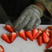 Food Wars competition with Lt. Gen. Miller