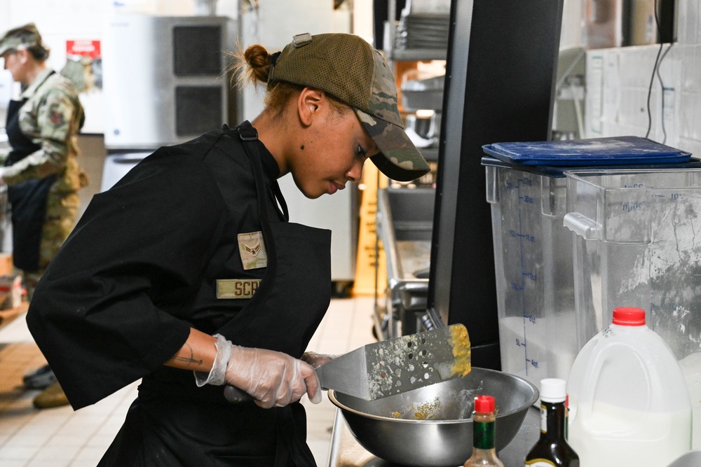 Food Wars competition with Lt. Gen. Miller