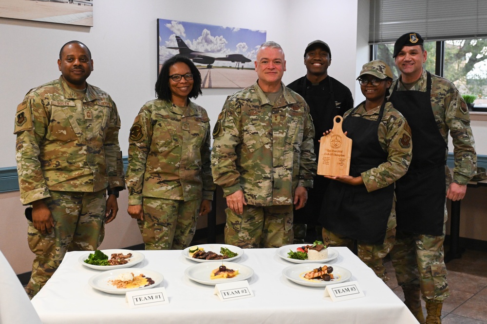 Food Wars competition with Lt. Gen. Miller