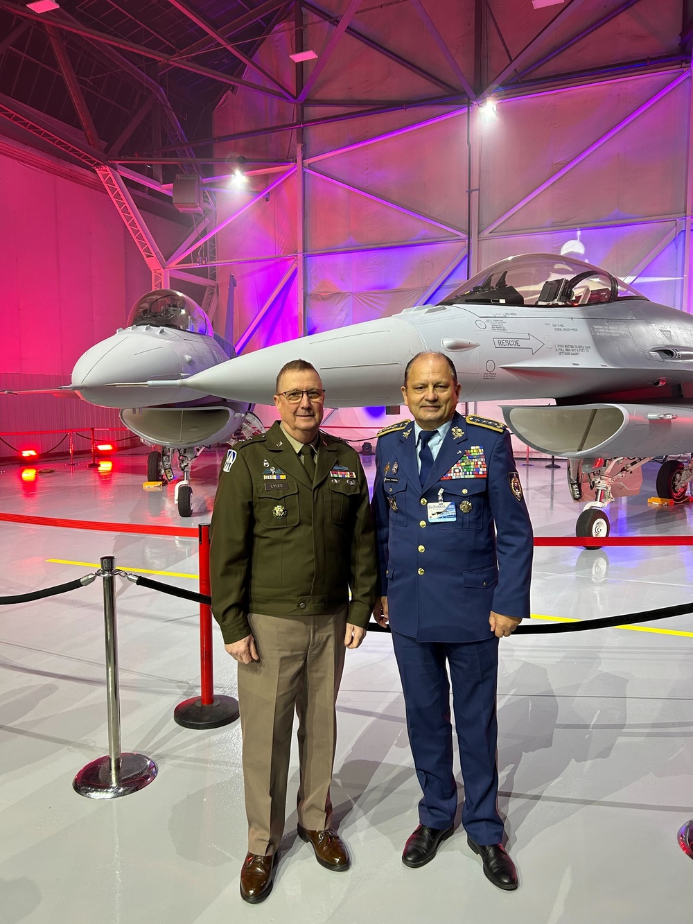 Indiana National Guard partner, Slovakia, gets F-16s  