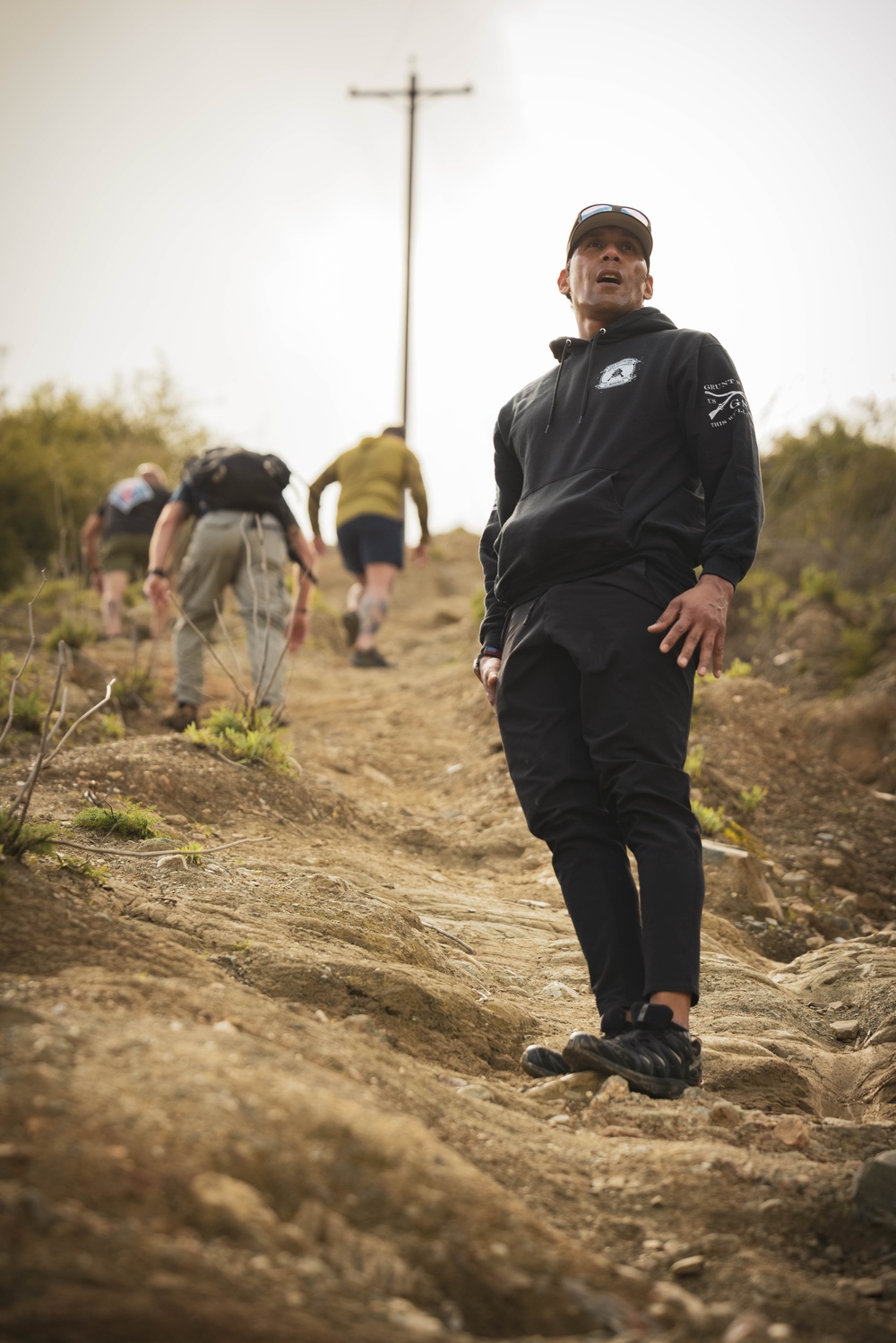 Veterans of 2nd Bn., 1st Marines participate in Vigilant Resolve memorial hike