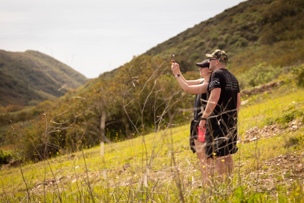 Veterans of 2nd Bn., 1st Marines participate in Vigilant Resolve memorial hike