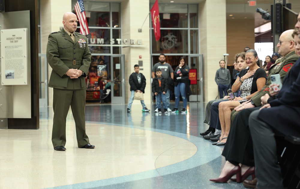 Retired Lance Cpl. Williams awarded Purple Heart