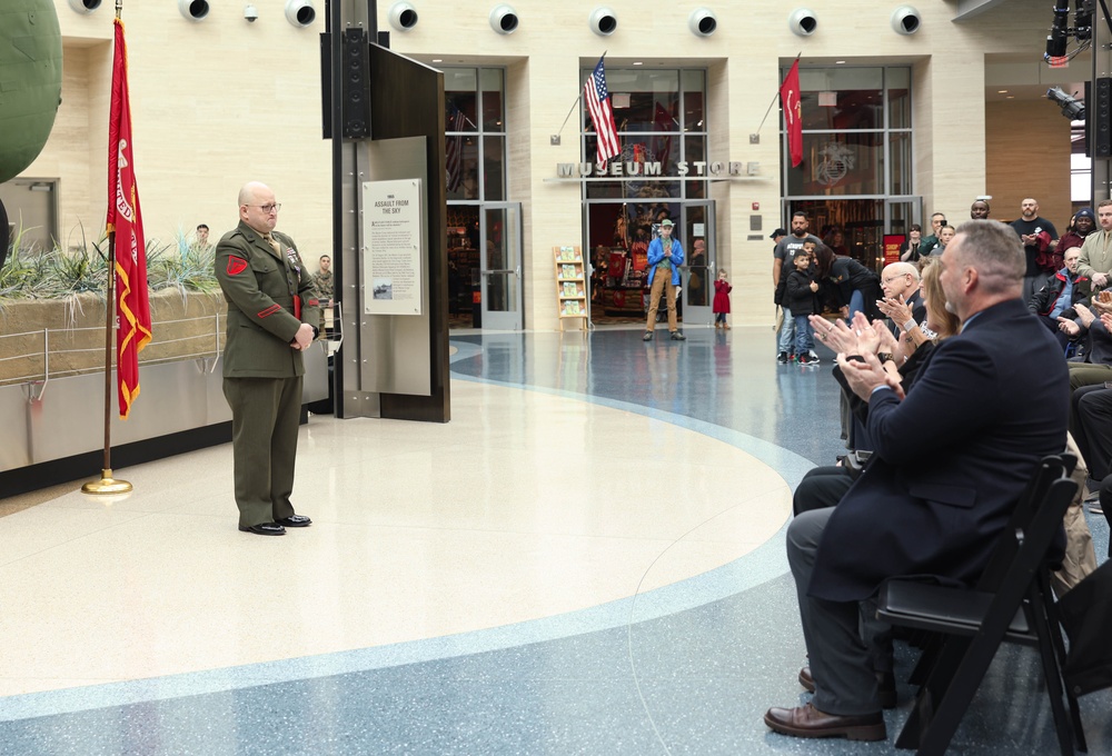 Retired Lance Cpl. Williams awarded Purple Heart