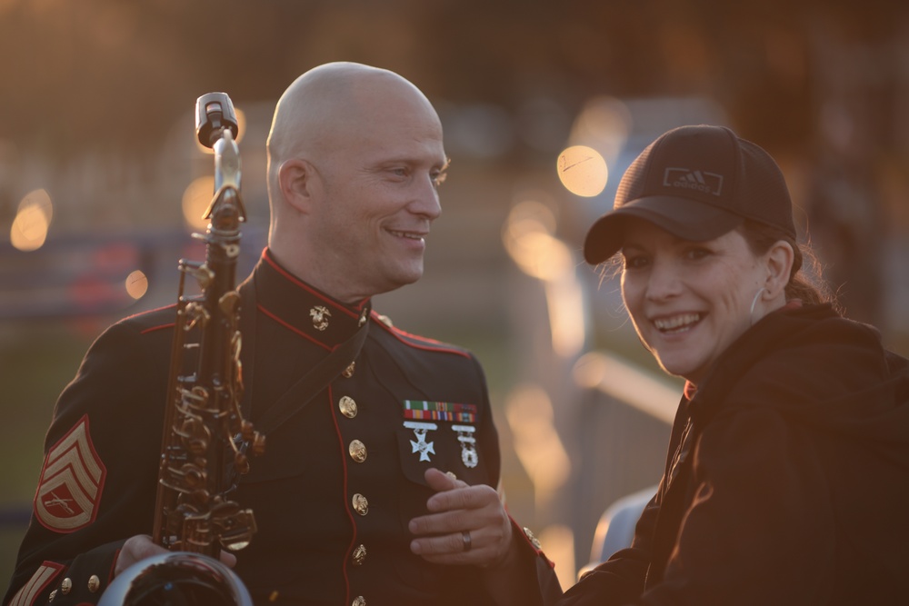 Lt. Dan Band performs at MCAS Beaufort