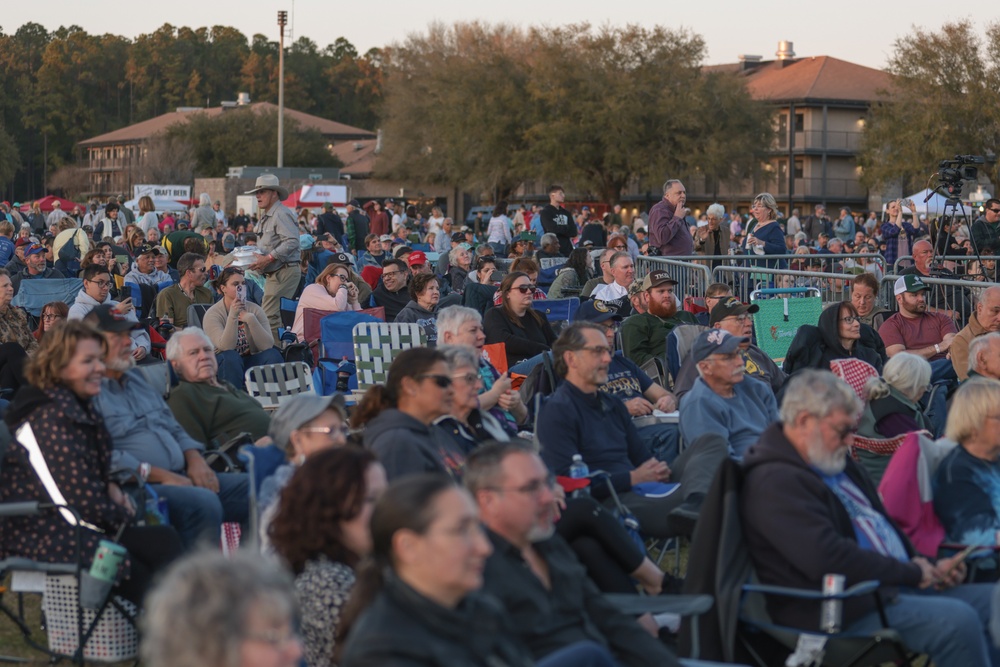 Lt. Dan Band performs at MCAS Beaufort