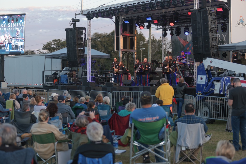 Lt. Dan Band performs at MCAS Beaufort