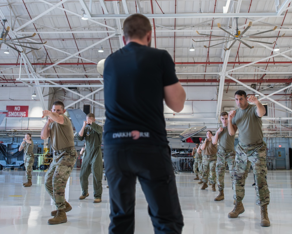 138th Fighter Wing Airmen learn Krav Maga
