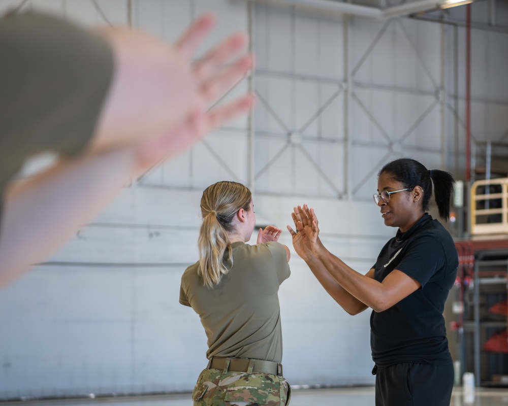 138th Fighter Wing Airmen learn Krav Maga