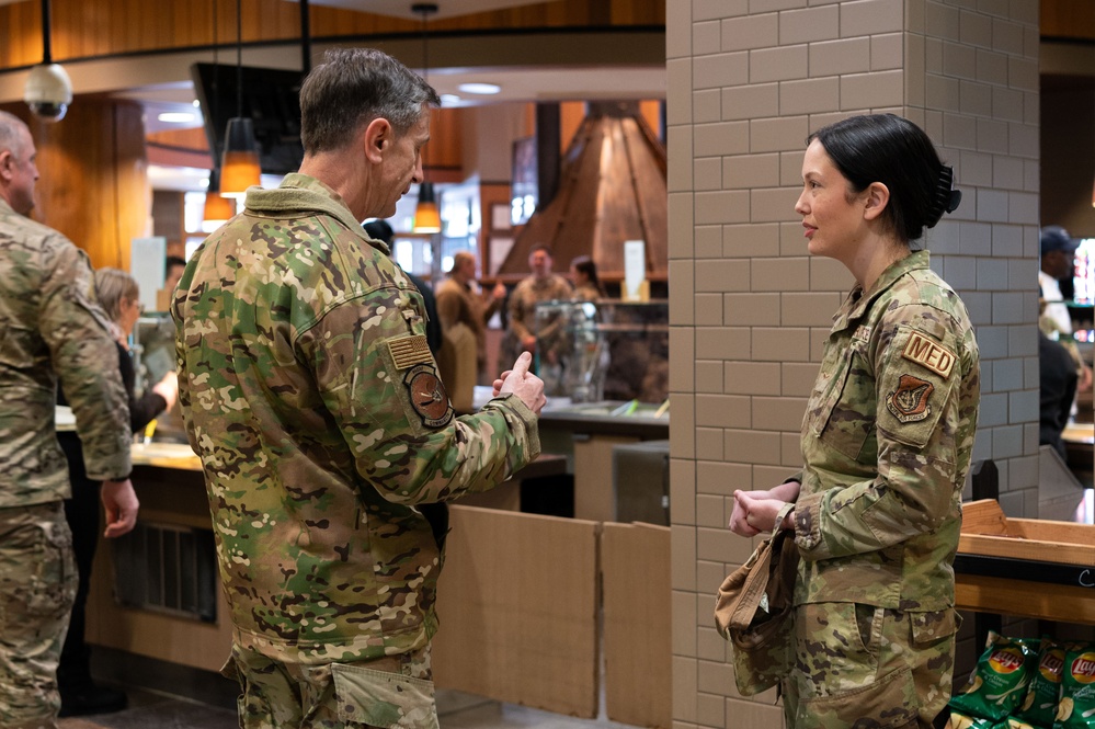 Pacific Air Forces commander Gen. Schneider visits Joint Base Elmendorf-Richardson