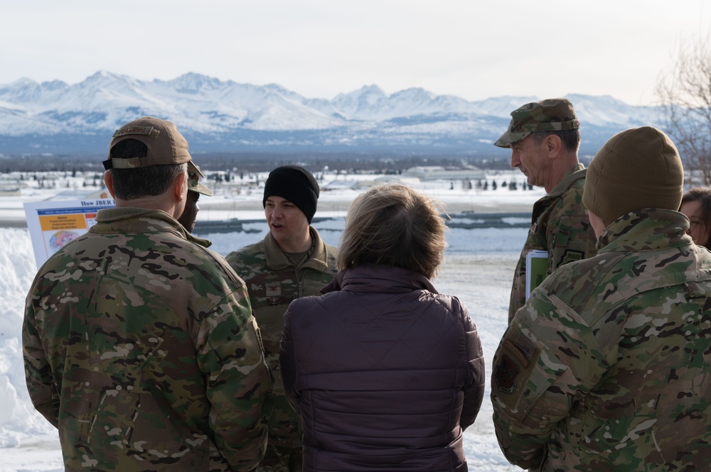 Pacific Air Forces commander Gen. Schneider visits Joint Base Elmendorf-Richardson