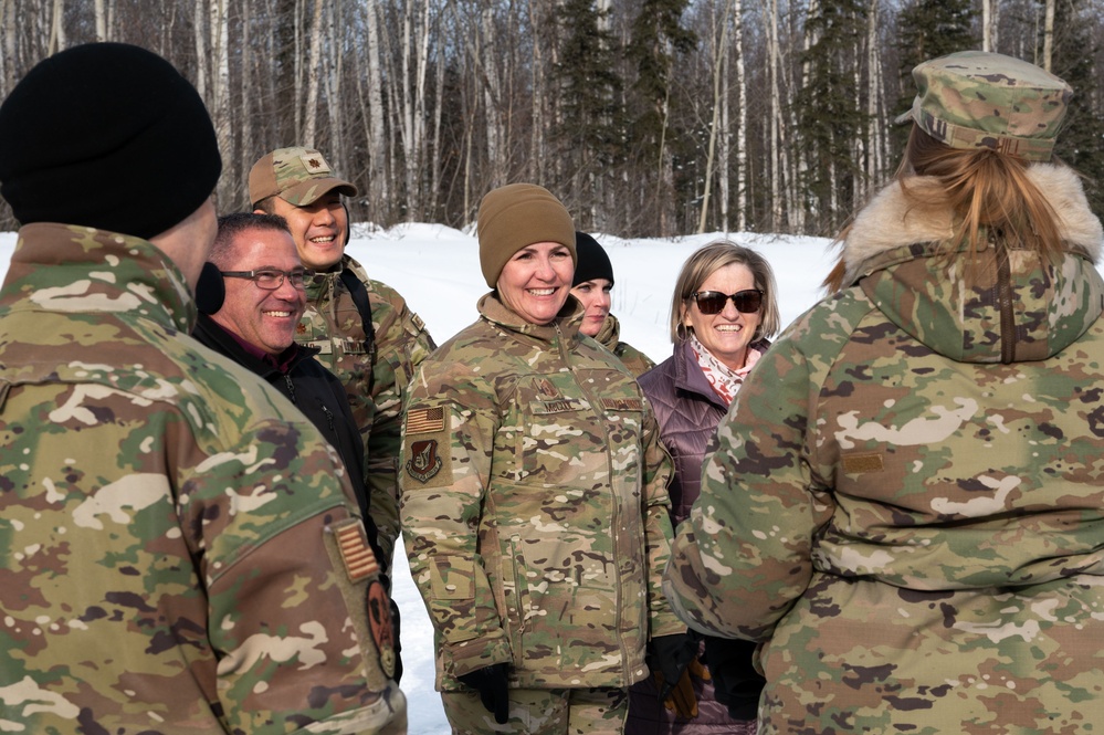 Pacific Air Forces commander Gen. Schneider visits Joint Base Elmendorf-Richardson