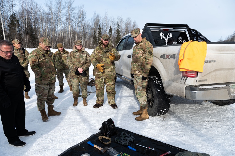 Pacific Air Forces commander Gen. Schneider visits Joint Base Elmendorf-Richardson