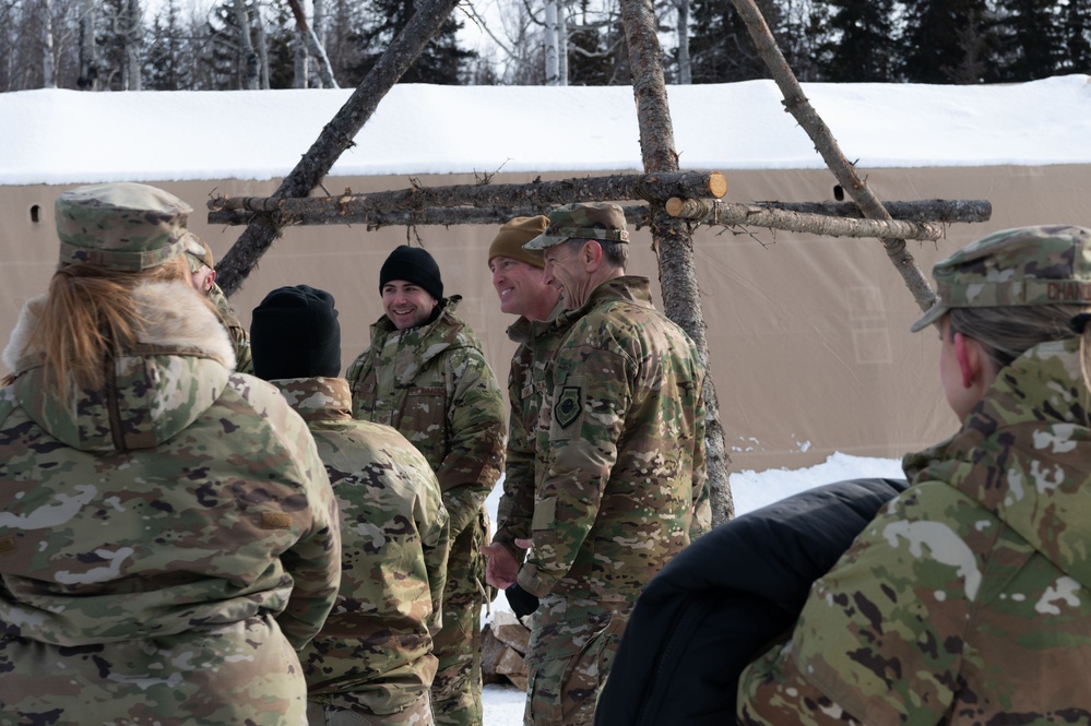 Pacific Air Forces commander Gen. Schneider visits Joint Base Elmendorf-Richardson