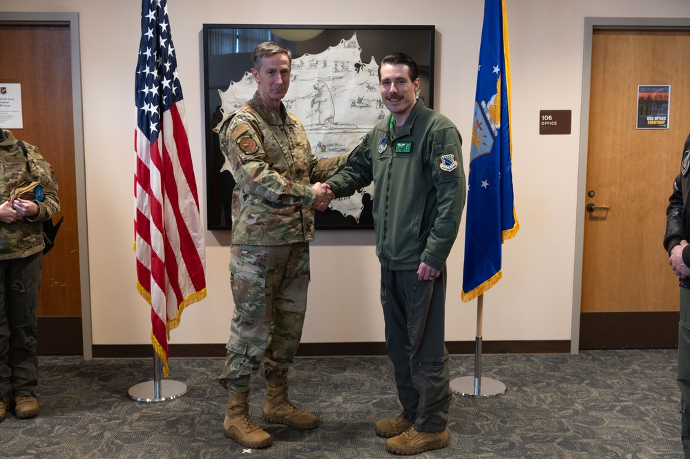 Pacific Air Forces commander Gen. Schneider visits Joint Base Elmendorf-Richardson