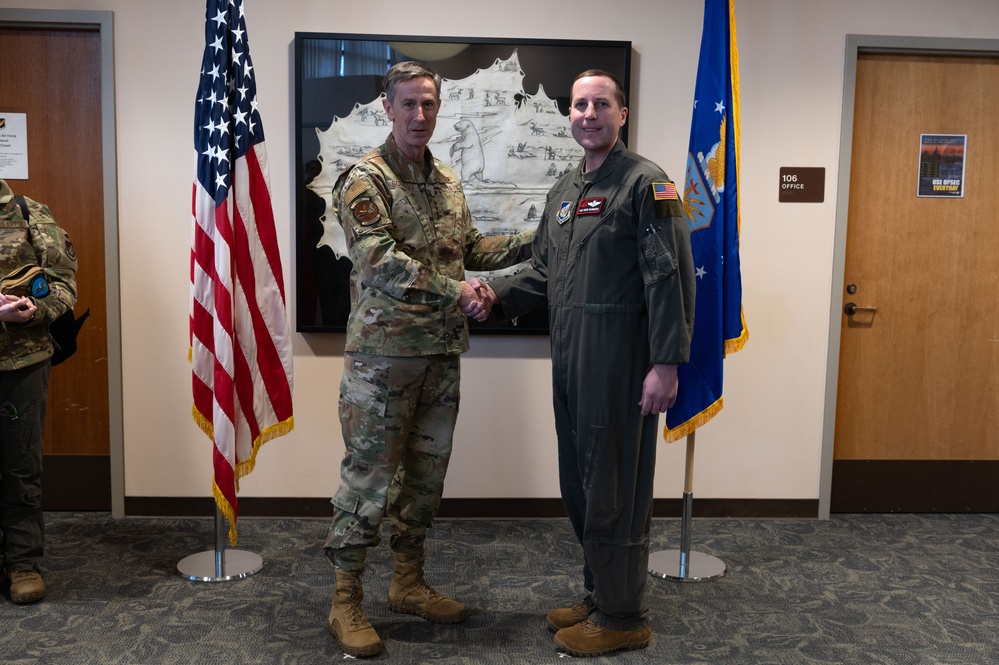 Pacific Air Forces commander Gen. Schneider visits Joint Base Elmendorf-Richardson