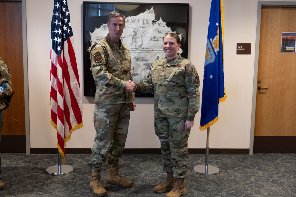 Pacific Air Forces commander Gen. Schneider visits Joint Base Elmendorf-Richardson