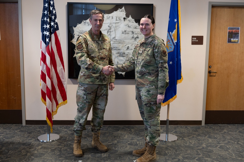 Pacific Air Forces commander Gen. Schneider visits Joint Base Elmendorf-Richardson