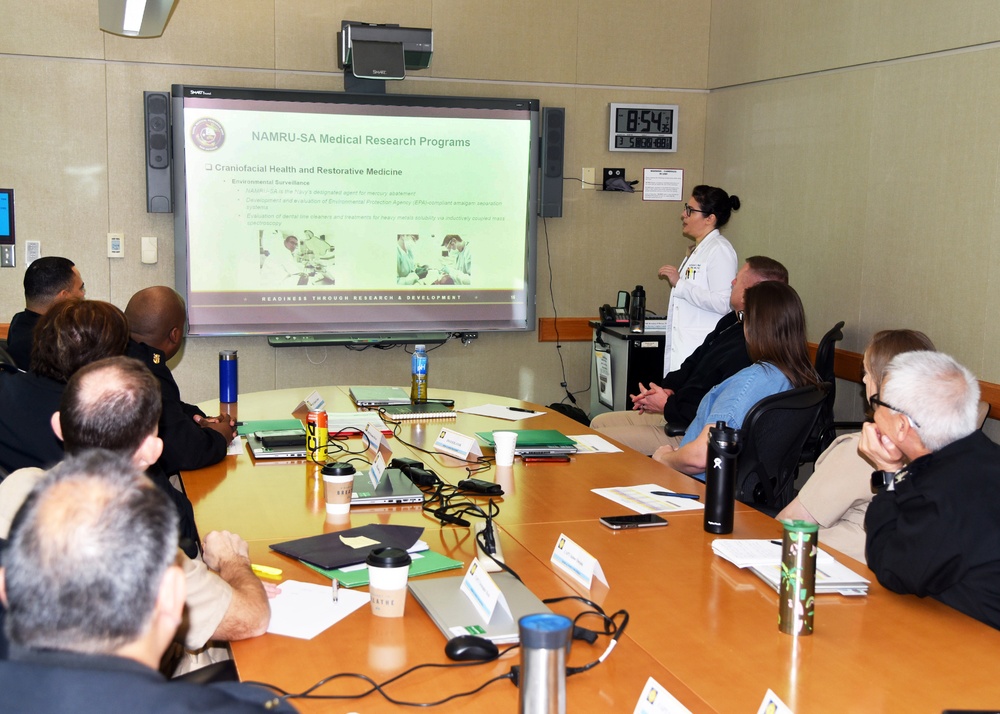 BUMED Medical Inspector General Team visits Naval Medical Research Unit San Antonio