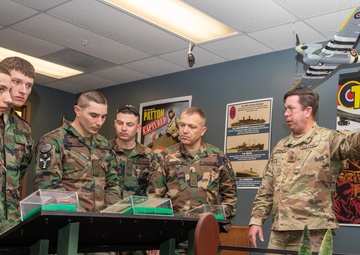 Moldovan Soldiers Tour NC Guard Museum