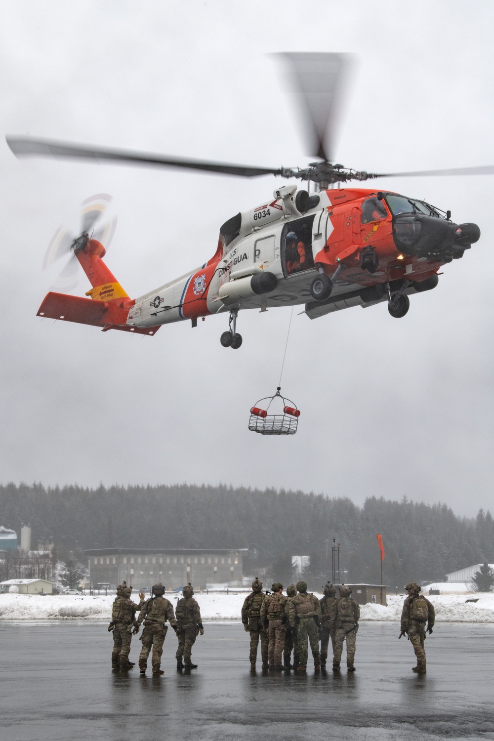 Navy SEALs, Green Berets Fast-Rope from Coast Guard Helicopter