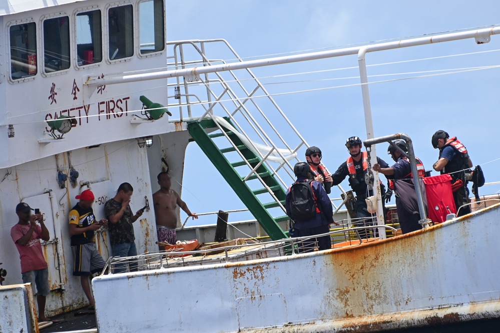 U.S. Coast Guard Cutter Harriet Lane, Vanuatu partner to conduct fishery boardings