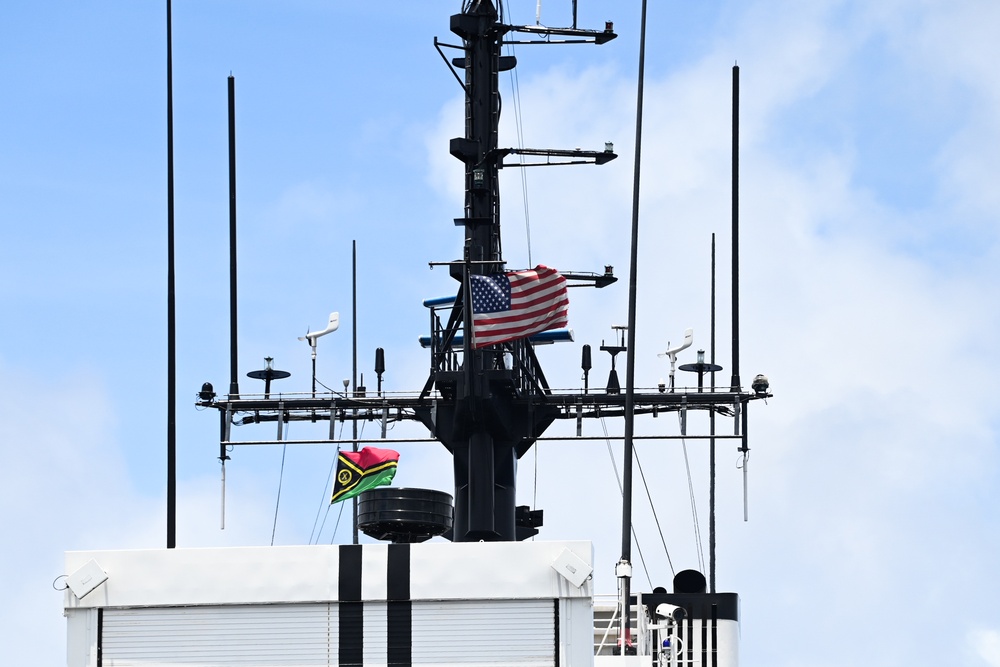 U.S. Coast Guard Cutter Harriet Lane, Vanuatu partner to conduct fishery boardings