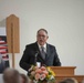 Jeff Dittmer, son of Robert Dittmer, delivers the eulogy at his father’s funeral.