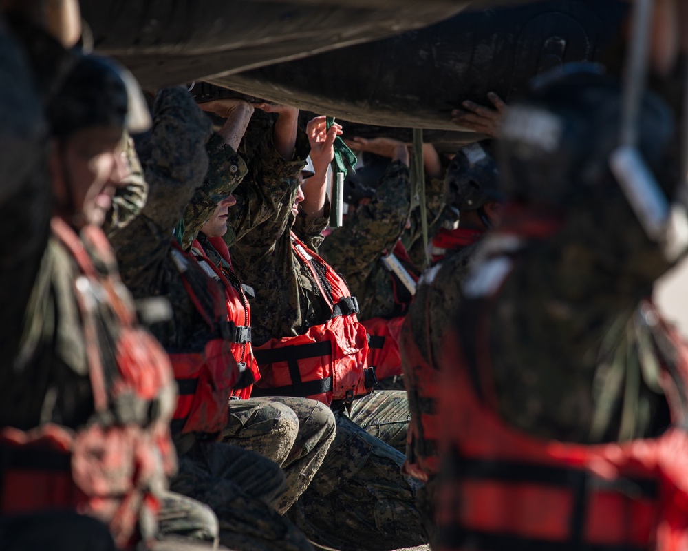 Navy SEAL Inflatable Boat Training