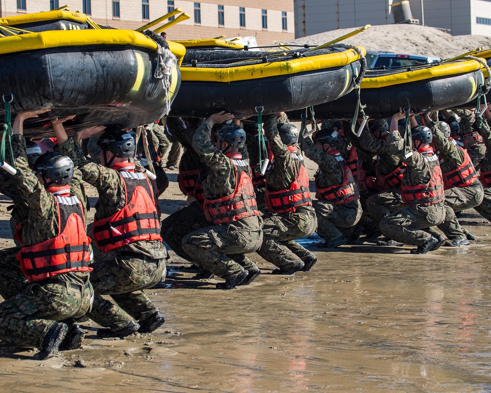 Navy SEAL Inflatable Boat Training