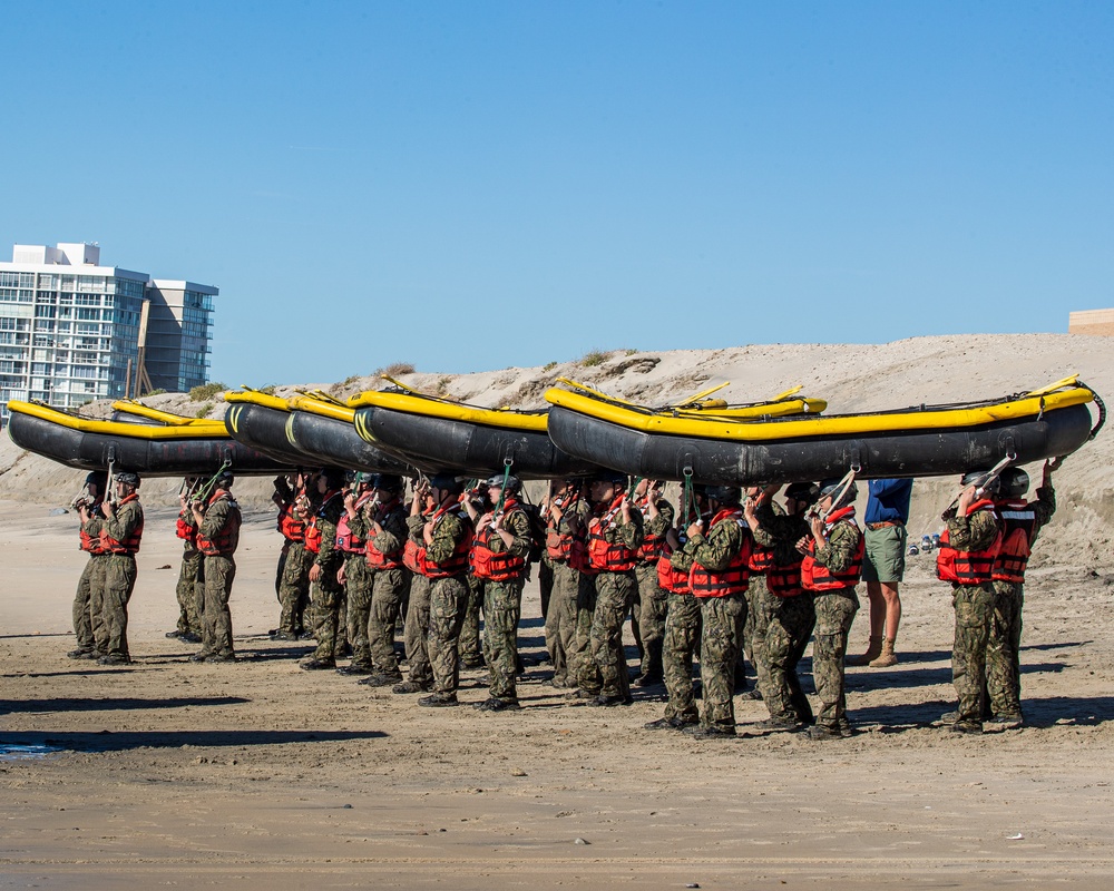 Navy SEAL Inflatable Boat Training