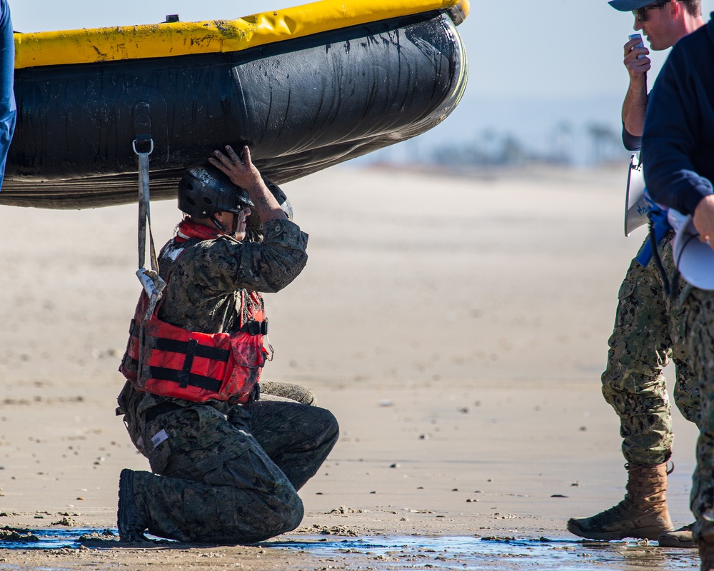 Navy SEAL Inflatable Boat Training