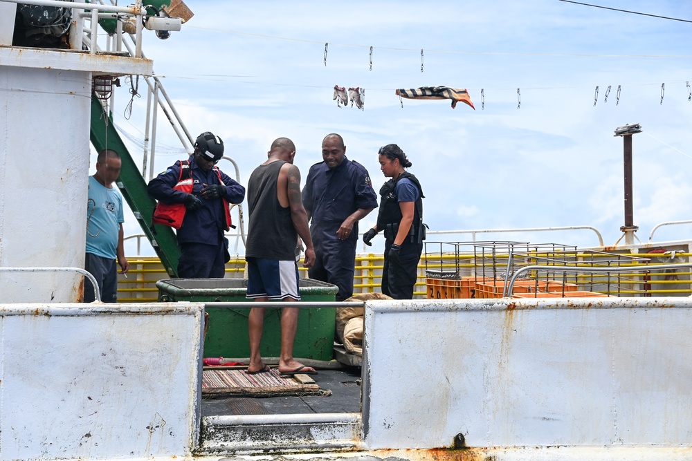 U.S. Coast Guard Cutter Harriet Lane, Vanuatu partner to conduct fishery boardings