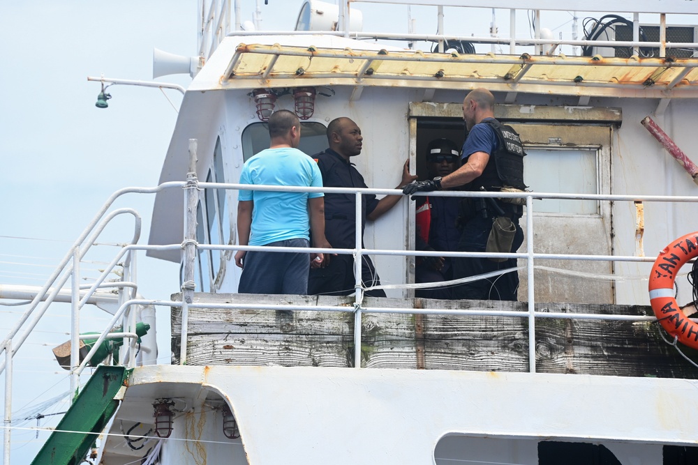 U.S. Coast Guard Cutter Harriet Lane, Vanuatu partner to conduct fishery boardings