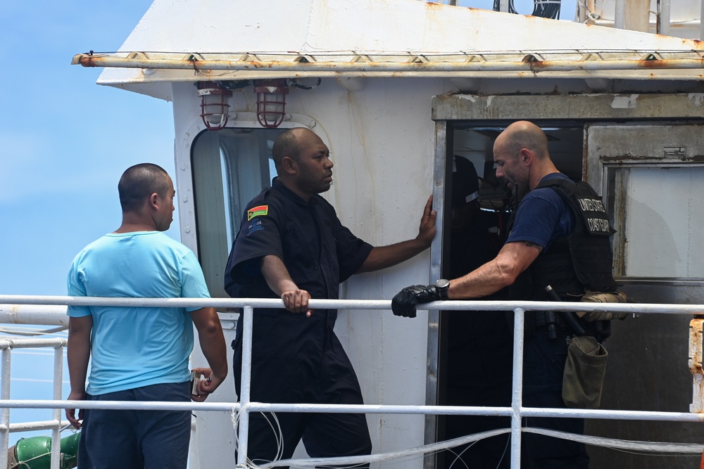 U.S. Coast Guard Cutter Harriet Lane, Vanuatu partner to conduct fishery boardings