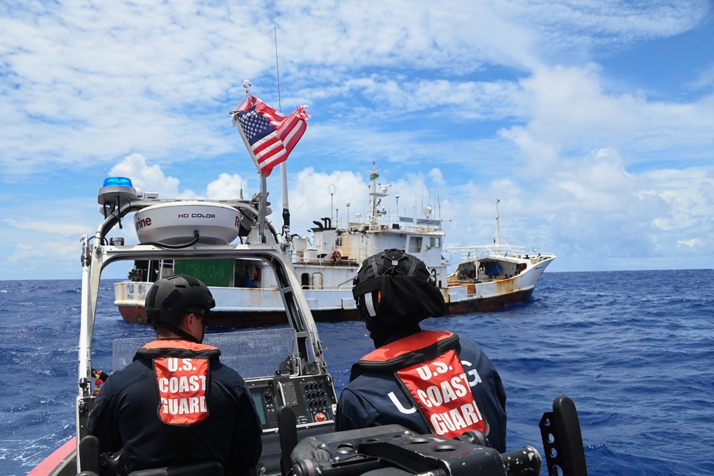 U.S. Coast Guard Cutter Harriet Lane, Vanuatu partner to conduct fishery boardings