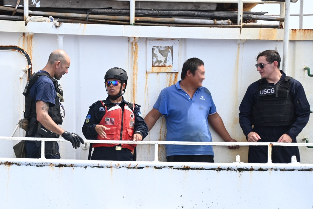 U.S. Coast Guard Cutter Harriet Lane, Vanuatu partner to conduct fishery boardings