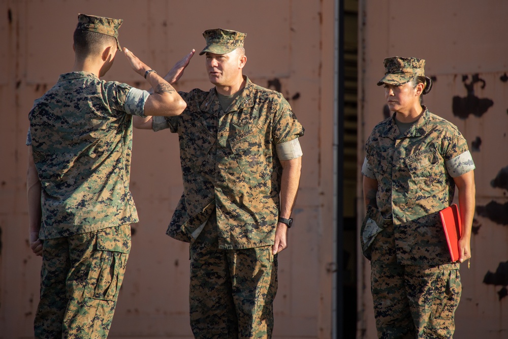 Lance Cpl. Cardona Receives Navy and Marine Corps Commendation Medal