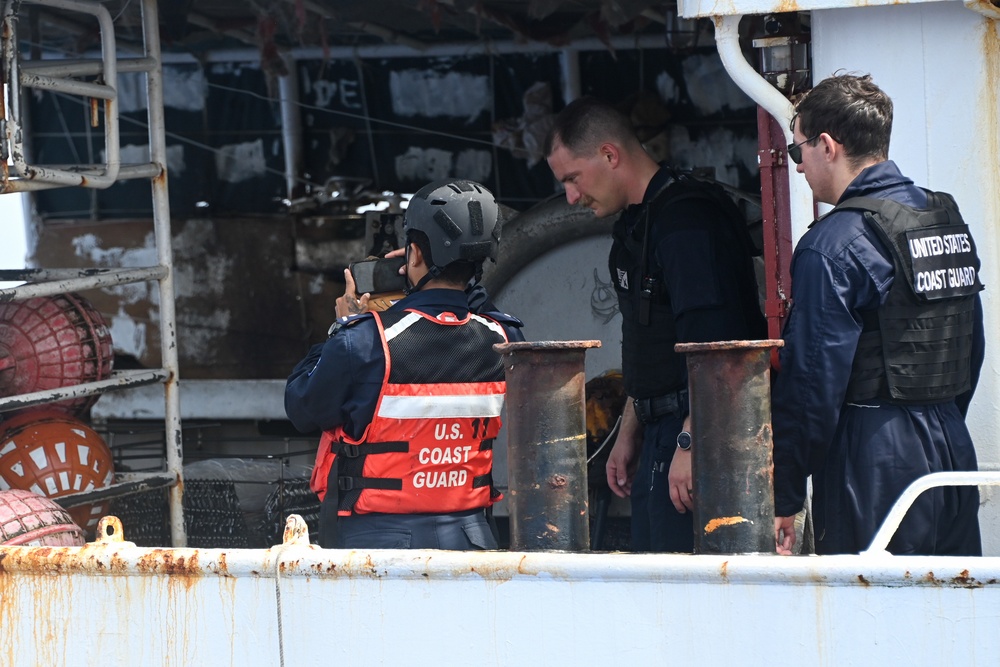 U.S. Coast Guard Cutter Harriet Lane, Vanuatu partner to conduct fishery boardings