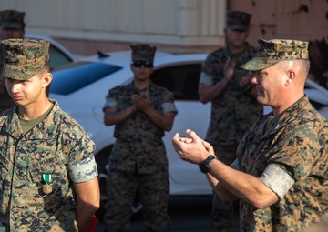 U.S. Marine Corps Lance Cpl. Cardona Awarded for Lifesaving Actions