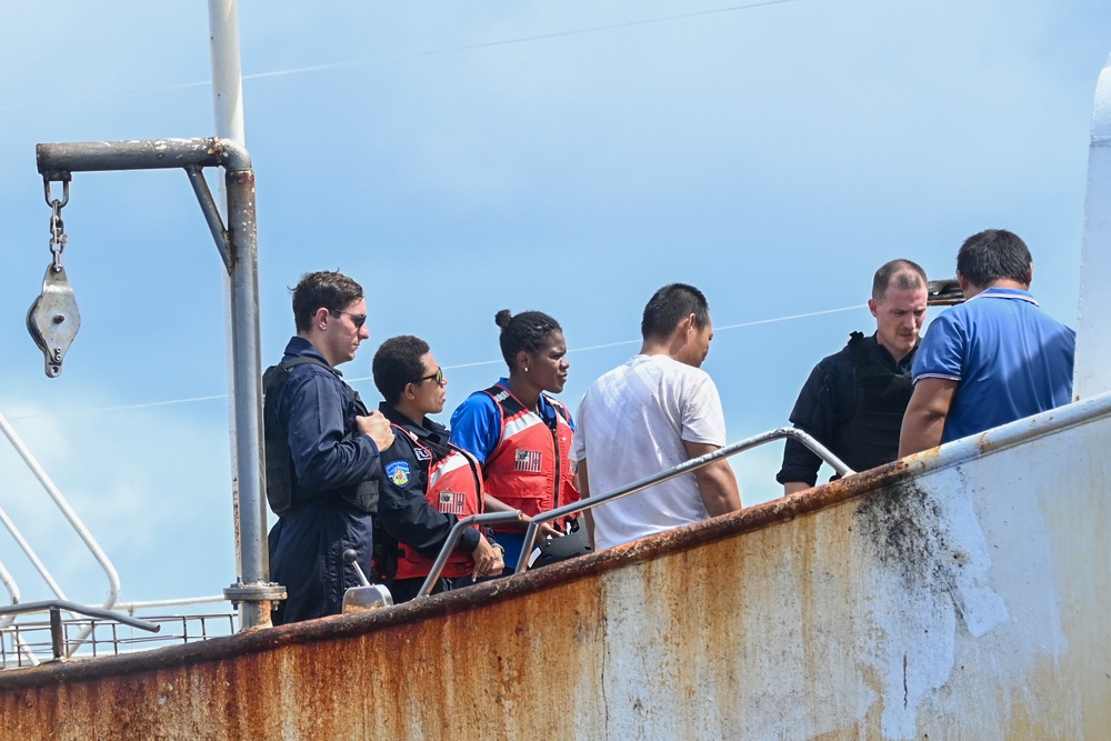 U.S. Coast Guard Cutter Harriet Lane, Vanuatu partner to conduct fishery boardings